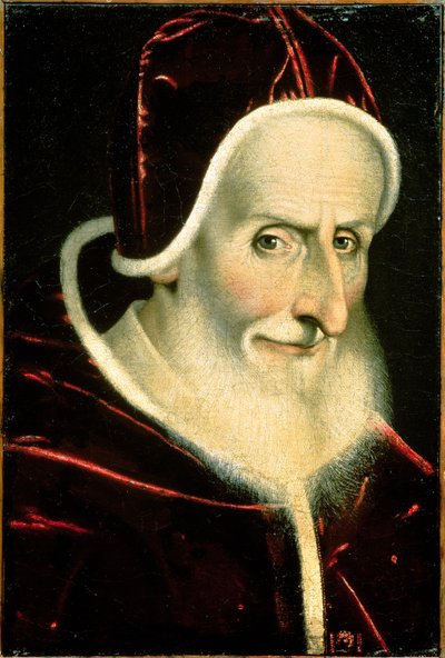 Portrait of Pope Pius V (Michele Ghislieri) (1504-72) 1576-80 by Scipione Pulzone